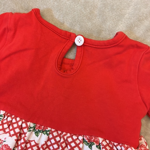 Swoon Baby, Red Romper w/ Ruffle butt ~ 3mo - Picture 5 of 5